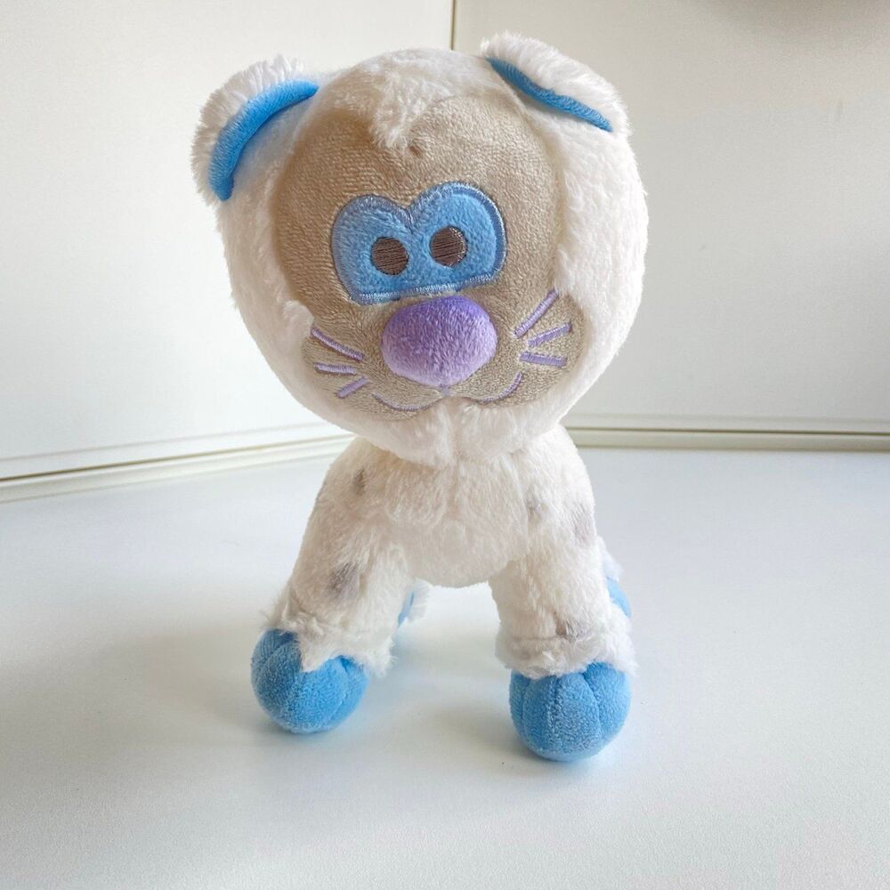 Disney Parks Expedition Everest White Snow Leopard Cat Plush‎ Stuffed Spotted 8"